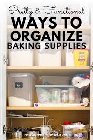Kitchen cabinet inserts for baking pans. Pretty Functional Ways To Organize Baking Supplies Pans Ingredients And Tools I Scream For Buttercream