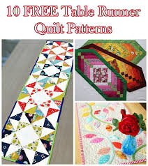 10 Free Table Runner Quilt Patterns Quilting Land Quilted Table Runners Patterns Quilted Table Runners Applique Table Runner