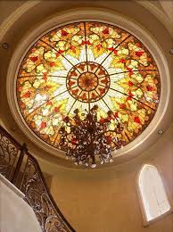 The Splendor Of Dome Skylights Spectacular Ceiling Decoration Ideas Stained Glass Chandelier Skylight Design Skylight