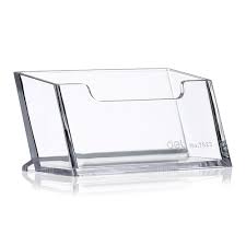 The two main features of the application: Deli Desk Business Card Holder Clear Daily Stationery