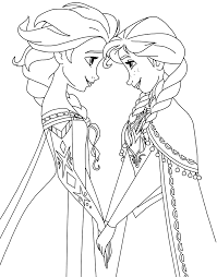 Elsa and anna coloring pages. Elsa Coloring Pages Anna Elsa Printable 2021 2109 Coloring4free Coloring4free Com