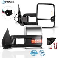Towing mirrors for 2019 gmc sierra 1500. Buy Eccpp Tow Mirrors Towing Mirrors Fit For 2014 2018 For Chevy For Gmc 1500 2015 2019 For Chevy For Gmc 2500 Hd 3500 Hd With Left Right Side Power Adjusted Heated Turn Signal