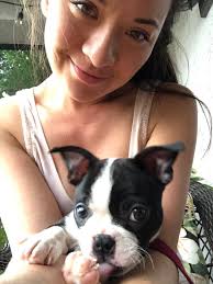 Our girl at 9 weeks vs 7 months. She is all ears and legs 😅❤