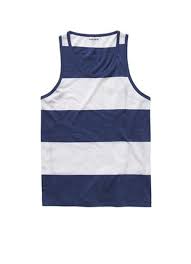 Black And White Striped Tank Top Mens Rockaway Blue White Mens Tops Fashion Blue And White Athletic Tank Tops