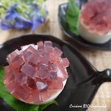 Ajisai Jelly Gelee A L Hortensia Alimentation Recettes De Cuisine Cuisine Bio