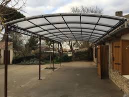Realisation Et Pose Pergola En Fer Forge Avec Volutes Et Plaques Macrelon Alveolees Fabriquee Sur Mesure A Fos Sur Mer 1 Pergola Pergola Fer Pergola Fer Forge