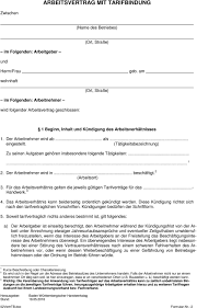 (bei anwendung des musters ist zu prüfen, welche vertragsbestimmungen übernommen werden wollen. Arbeitsvertrag Mit Tarifbindung Pdf Free Download