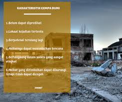 Innalillahi wa inna ilaihi raji'un,astaghfirullah rabbal baraya.astaghfirullah minal khataya.astaghfirullahal azhim li waliwalidaya wali jami'il. Sebutkan Karakteristik Gempa Bumi Brainly Co Id