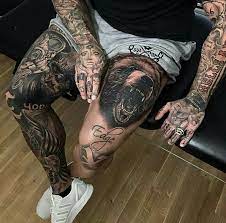 Simple thigh tattoos for guys. The 85 Best Leg Tattoos For Men Improb