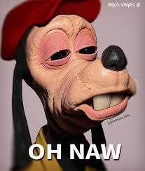 Artist Shows How Cartoon Characters Would Look In Real Life And The Result Is Scary And Disturbing Favorite Cartoon Character Realistic Cartoons Cartoon Characters