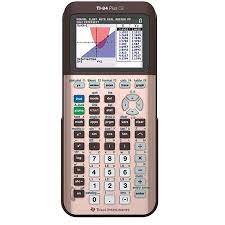 Texas Instruments Ti 84 Plus Ce Graphing Calculator Rose Gold Walmart Com Graphing Calculator Color Graphing Calculator