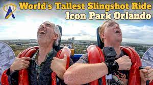World's Tallest Slingshot Ride with Rider Reaction Cam – Icon Park Orlando  - YouTube