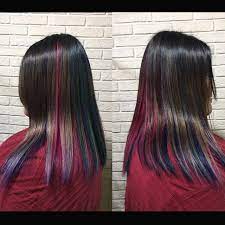 mimic trickmonsterはinstagramを利用しています purple pink turquoise innercolor 派手髪 原色カラー 個性的 髪色 インナーカラー 特殊スタイル 特殊ヘア トリックカラー トリックスタイル トリ 派手髪 髪 色 インナーカラー