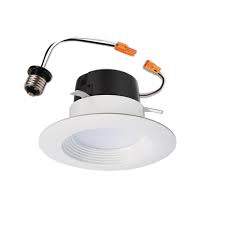 Halo Lt4 4 In White All Purpose Integrated Led Retrofit Recessed Trim 3000k Led Recessed Ceiling Lights Led Recessed Lighting Recessed Lighting