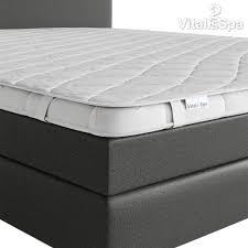 Unsere matratzenschoner haben ein 100 % natürlicher baumwolle füllung, eine gesteppte außenschicht und ein 300 faden zählen. Vitalispa Matratzenschoner 90x200 Topper Real De