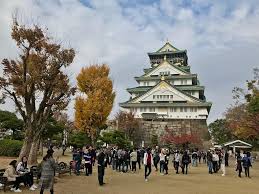I climbed all the stairs and had a look around the interior and was there is an entrance fee to get inside the castle., which we opted out. Osaka Castle Inside Osaka