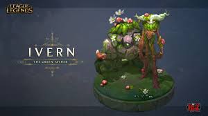 Artstation Ivern The Green Father Ingame League Of Legends Daniel Orive League Of Legends League Of Legends Characters Hand Painted Textures