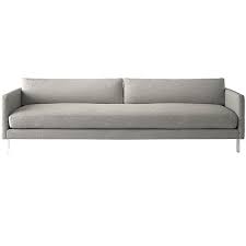 Midtown Linen Slim Sofa Reviews Cb2 Sofa Modern Sofa Sofa Review