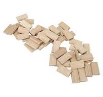 Domino Tenon, 50Pcs Haute Résistance Ferme Fixant des Tenons Lâches pour le  Travail du Bois