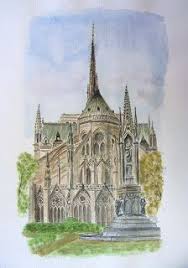 Mis Acuarelas Notre Dame Paris Paris Painting Notre Dame Art