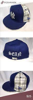 New York Yankees Baseball New Era Fitted Hat Sean Fitted Hats New Era Fitted New Era