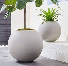 Best Places To Buy Concrete Planter Pots Online The Garden Glove Gray Planter Large Concrete Planters Outdoor Planters