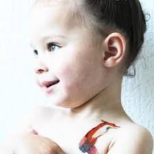 Red Fox Temporary Tattoo Transfers. Set of 3 Body Stickers for Kids.  Woodland Animal Party Favors, Birthday Party Supplies.