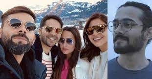 Bhuvan bam( bb ki vines) he is one of the richest youtube millionaires when it comes to the number of bhuvan bam (bb ki vines) height, age, girlfriend, wife, family, biography & more. Bhuvan Bam Hilariously Trolls Virat Kohli Anushka Sharma For Vacationing In Switzerland Crickettimes Com