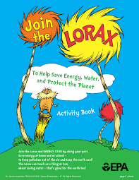 This Drseussday Help Your Kids Learn About Climate Change With Energystar And The Lorax Readacrossamerica Lorax Activities The Lorax Book Activities