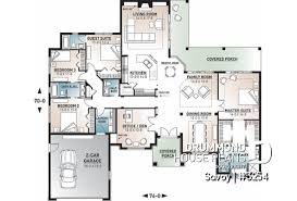 The simple 4 bedroom house plans one story will have additional space which is ideal situation for. 4 Bedroom House Plans One Story House And Cottage Floor Plans