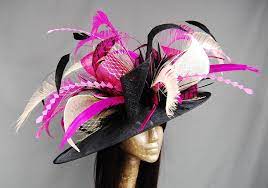 Pin By Kat L On Hatattude Derby Hats Girl With Hat Kentucky Derby Hats