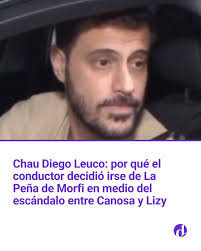 Diego Leuco no estará en la próxima emisión de La Peña de Morfi ‼️