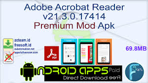 ¿necesita trabajar con documentos mientras se desplaza? Adobe Acrobat Reader V21 3 0 17414 Premium Mod Apk Free Download
