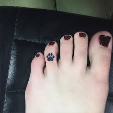Toe Tattoo Pawprinttoetattoosmalltattoofoottattoo 63222 Jpg 640 640 Pixels Toe Tattoos Pawprint Tattoo Tattoos