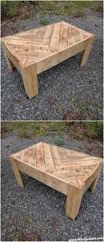 Easy And Unique Wood Pallets Coffee Table Pallet Wood Coffee Table Wood Table Diy Coffee Table Woodworking Plans