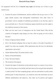 Research paper writing is an essential part of education. 009 Research Essay Topics Sample Interesting For Museumlegs