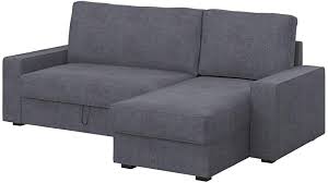Bellissimo 6 divani letto isola ikea jake vintage. Soferia Fodera Di Ricambio Per Ikea Vilasund Fodera Divano Letto Chaise Longue Tela Softi Grey Grigio Amazon It Casa E Cucina
