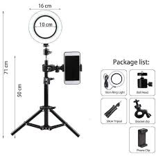 China 26cm 10 Inch Ring Light With Adjustable Tripod Stand Live Makeup Led Circle Tiktok Ring For Tik Tok Youtube Live Streaming China Ring Light And Photographic Lighting Price