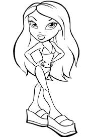 Coloring pages for bratz are available below. B Bratz Coloring Pages