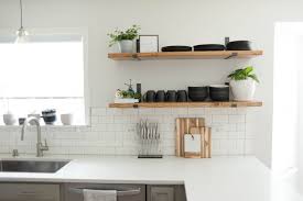 If you're wondering how to use open shelving in a kitchen or small kitchen storage ideas, be sure to work to the full proportions of the room, to create maximum impact. Diy Kitchen Open Shelving Sammy On State