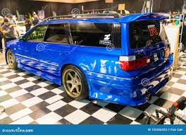 Nissan Skyline R34 Stagea editorial stock photo. Image of exterior -  123326323