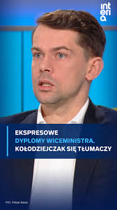 - Nie kupowałem żadnego dyplomu. Nic takiego nie miało miejsca