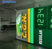 Acrylic Led Illuminated Pylon Sign Direction Pylon Signboard ...