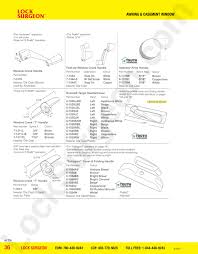 #1 trusted window parts retailer. Lock Surgeon Awning Casement Window Part Spruce Grove