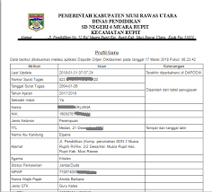 Sekolah diwajibkan mencantumkan informasi yang valid terkait dengan no. Begini Cara Mencetak Profil Guru Di Dapodik Edukasinfo Net