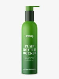 Matt Bottle With Pump Mockup Smarty Mockups Cosmetics Mockup Bottle Cosmetic Bottles