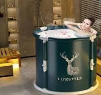 Large Portable Ice Bath Tub / Hot Cold Plunge Pool For