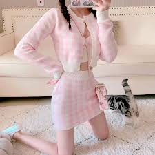 Soft Girl Spring 3 Pieces Outfits Yihfoo Layering outfit ideas for skirts | fall winter 2020 lookbook. soft girl spring 3 pieces outfits yihfoo
