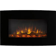 Electric fireplace logs draw in the cool air and heat it via internal heating elements and a heating coil. Broadway 35 Inch Ventless Heater Electric Wall Mounted Fireplace Log