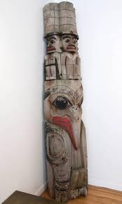 Qr code link to this post. Antique Northwest Coast Native American Totem Pole Tlingit 19th Century At 1stdibs